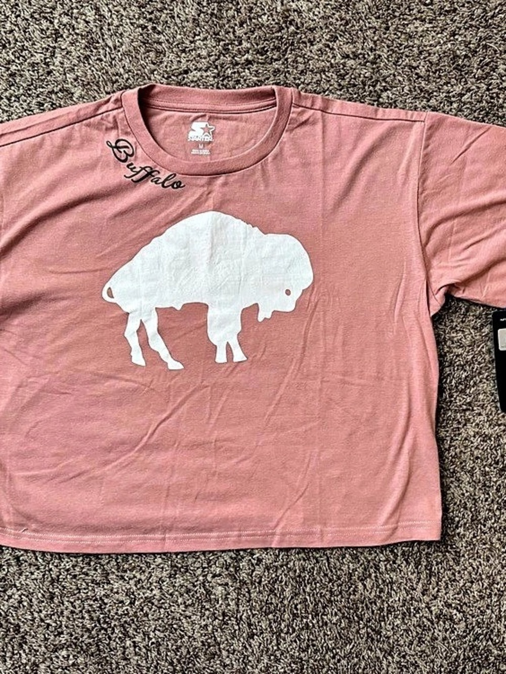 Starter Women's cropped Buffalo Bills Tee - New w/tags